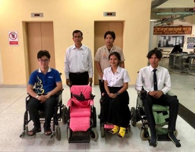 3 สถาบัน พัฒนาสิ่งประดิษฐ์เพื่อผู้พิการ ‘รถเข็นไฟฟ้าควบคุมด้วยเสียงผ่านมือถือ’