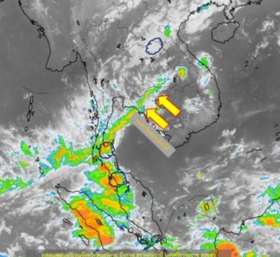 ไทยตอนบนฝนฟ้าคะนอง-กลางวันร้อน ใต้มีฝนเพิ่ม