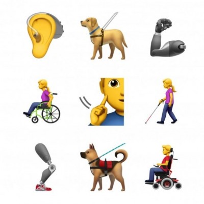 apple เปิดชุดอีโมจิ ใหม่สำหรับคนพิการ