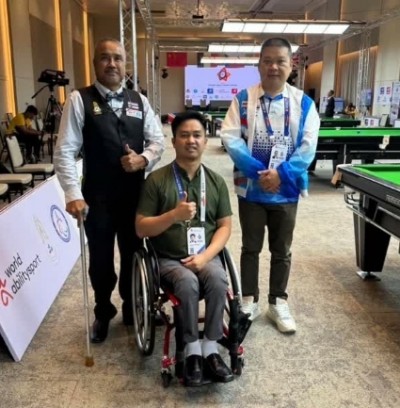 เยี่ยมชมและให้กำลังใจแก่นักกีฬาคนพิการทีมชาติไทยในการแข่งขัน 2023 World Abilitysport Games