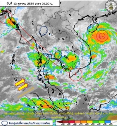 กทม.ฝนมากกว่าเมื่อวาน กลาง-ออก-ใต้ตกหนักต่อเนื่อง