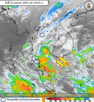 อุตุเตือนภาคใต้ฝนตกหนัก ระวังอันตรายน้ำป่าไหลหลาก