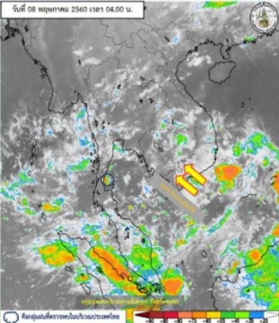 อุตุฯเตือน5ภาคฝนชุ่มฉ่ำ "ใต้"ตกหนัก9-13พ.ค.