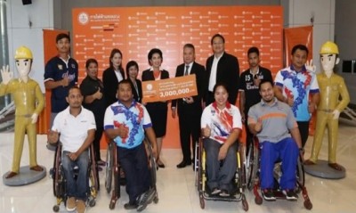 การไฟฟ้านครหลวง ให้การสนับสนุนสมาคมกีฬาคนพิการ พัฒนาศักยภาพนักกีฬาคนพิการทีมชาติไทยในการแข่งขันกีฬาระดับนานาชาติ 4 ปี 12 ล้านบาท
