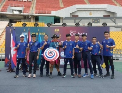 ทีมนักกีฬาสมาคมกีฬาคนพิการทางปัญญาแห่งประเทศไทย ร่วมกิจกรรมวิ่งคบเพลิง