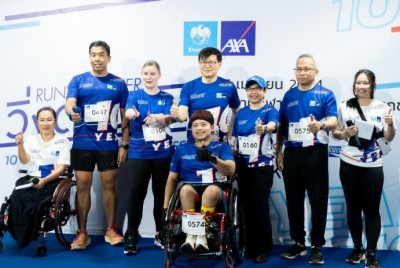 กรุงไทย-แอกซ่า-สสส.ชวนนักวิ่งคนพิการ-ไม่พิการ กว่า 2,000 คนวิ่งด้วยกัน